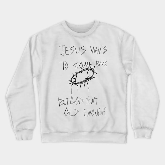 Poems by Barton Smock Crewneck Sweatshirt by the doodler